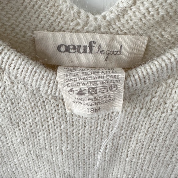 OEUF be good cream alpaca onesie - Picture 5 of 5